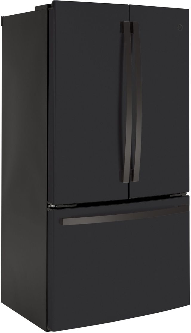 GE® 23.1 Cu. Ft. Fingerprint Resistant Black Slate Counter Depth French Door Refrigerator-2