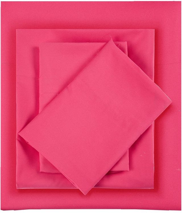 Olliix by Intelligent Design Pink Queen Microfiber All Season Wrinkle-Free Sheet Set-0