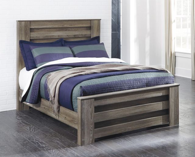 Signature Design by Ashley® Zelen Warm Gray Full Panel Bed 3