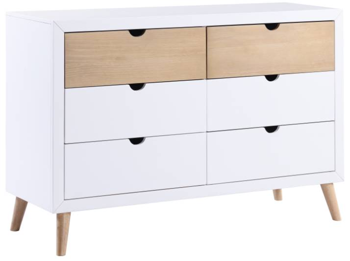 Homelegance® Asker Natural/White Dresser | Fischer Furniture | Rapid ...