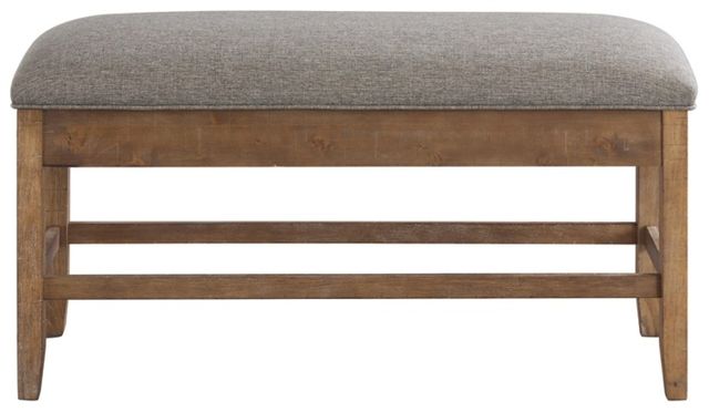 Signature Design by Ashley® Aleeda Brown/Gray Counter Height Dining Bench-2