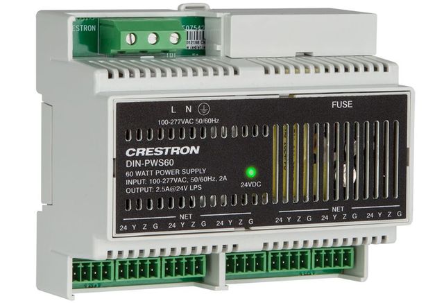 Crestron® DIN Rail 60 Watt Cresnet® Power Supply 1