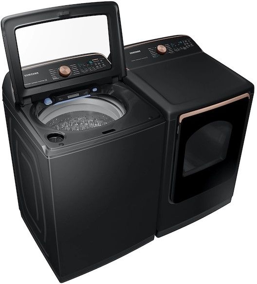 Samsung 7.4 Cu. Ft. Brushed Black Gas Dryer 9