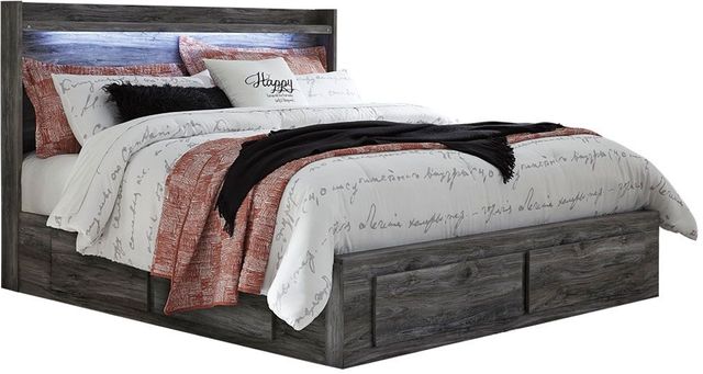 Signature Design by Ashley® Baystorm Gray Queen Panel Bed with 6 Storage Drawers-0