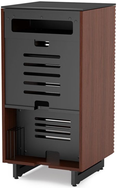 BDI Corridor® Chocolate Stained Walnut Audio Tower 4