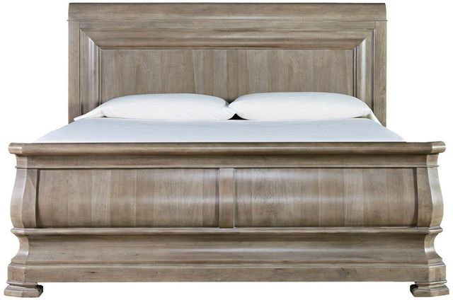 Universal Explore Home™ Reprise Driftwood King Sleigh Bed-0