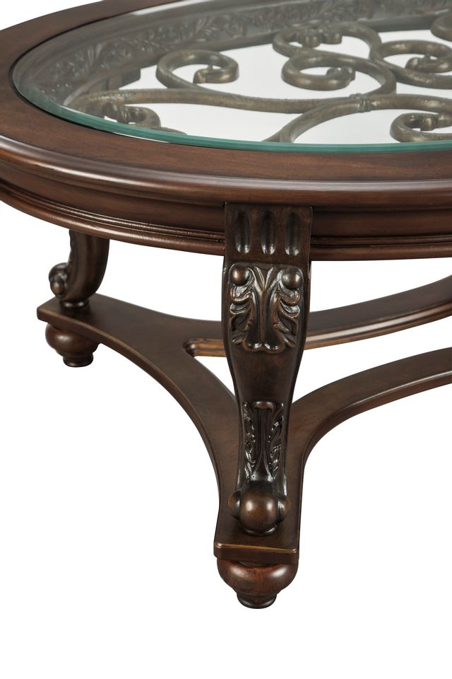 Table de café ovale Norcastle, brun, Signature Design by Ashley® 4