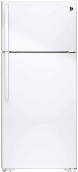 GE 15.5 Cu. Ft. Top Freezer Refrigerator-White