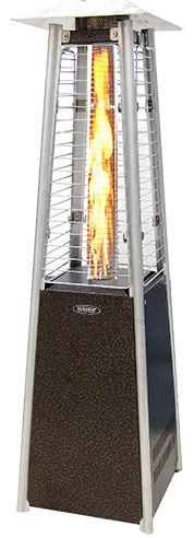 Sunheat® 11,000 BTU's Stainless Steel Square Tabletop Patio Heater 2