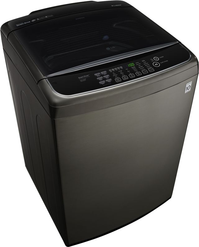 LG 5.0 Cu. Ft. Black Stainless Steel Top Load Washer 1
