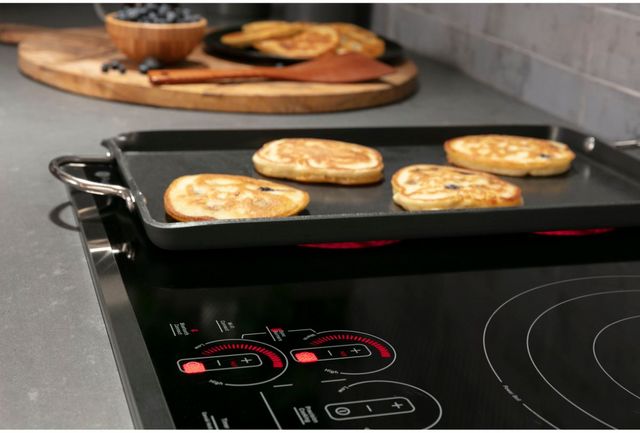 GE Profile™ 36" Black/Stainless Steel Built-In Electric Cooktop 9
