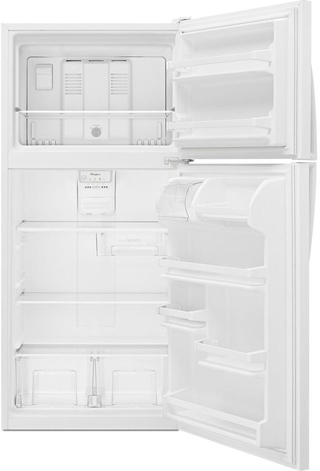 Whirlpool® 18.2 Cu. Ft. Top Freezer Refrigerator-White 14