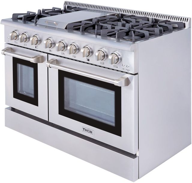 Thor Kitchen® 48" Stainless Steel Pro Style Dual Fuel Range 4