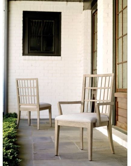 Kincaid Furniture Symmetry Sand Fabric Side Chair 2