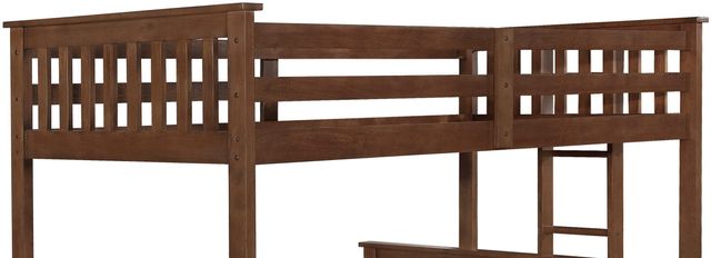 Coaster® Atkin Weathered Walnut Twin XL-Over-Queen Bunk Bed 1