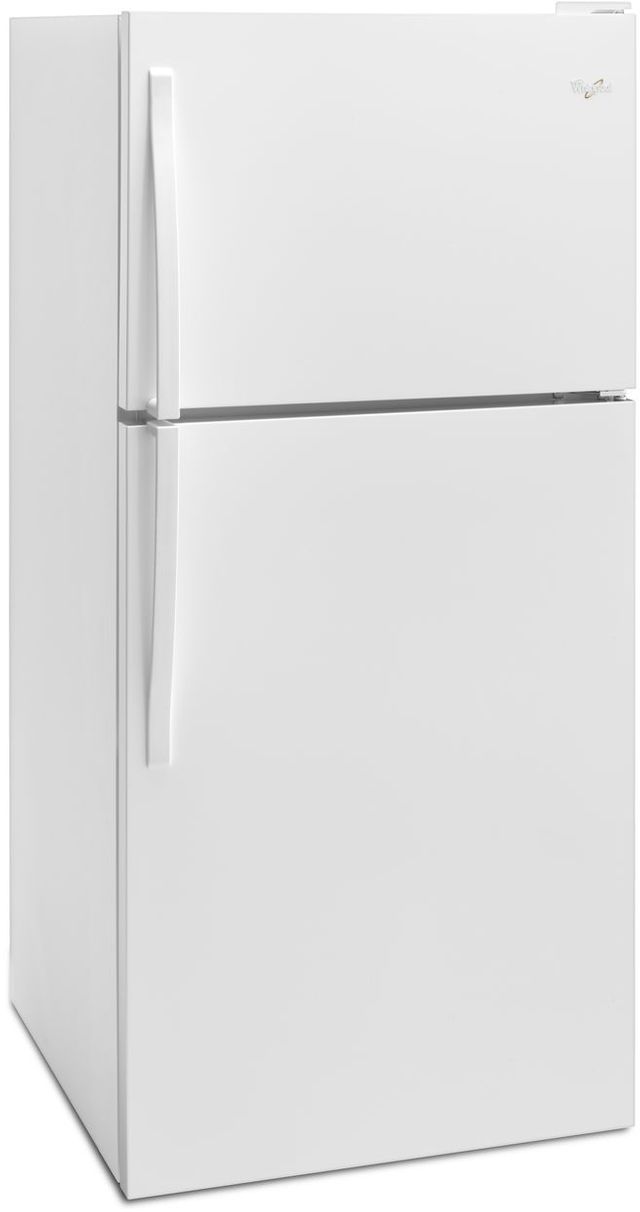Whirlpool® 18.2 Cu. Ft. Top Freezer Refrigerator-White Scratch and Dent 3