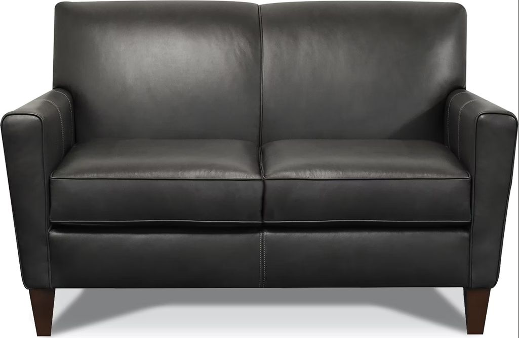 England Furniture Collegedale Leather Loveseat