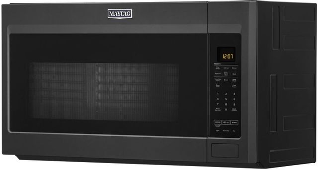 Maytag® 1.9 Cu. Ft. Cast Iron Black Over The Range Microwave 3