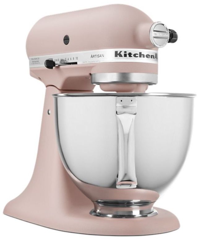 KitchenAid® Artisan® Series 5 Quart Feather Pink Stand Mixer 1