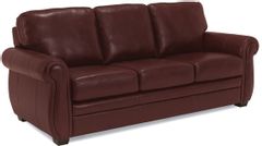 Palliser Furniture Borrego Garnet Leather Match Sofa