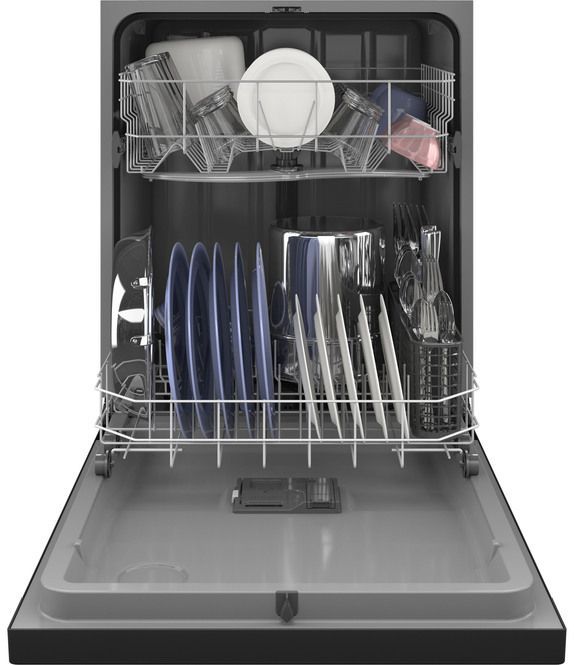 GE® 24" Black Built In Dishwasher (S/D) 2