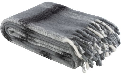 Surya Stowe Denim 50" x 60" Throw Blanket 1