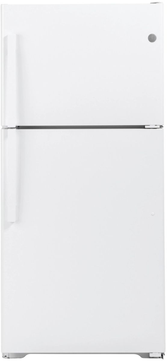 GE® 30 in. 19.1 Cu. Ft. White Top Freezer Refrigerator-0
