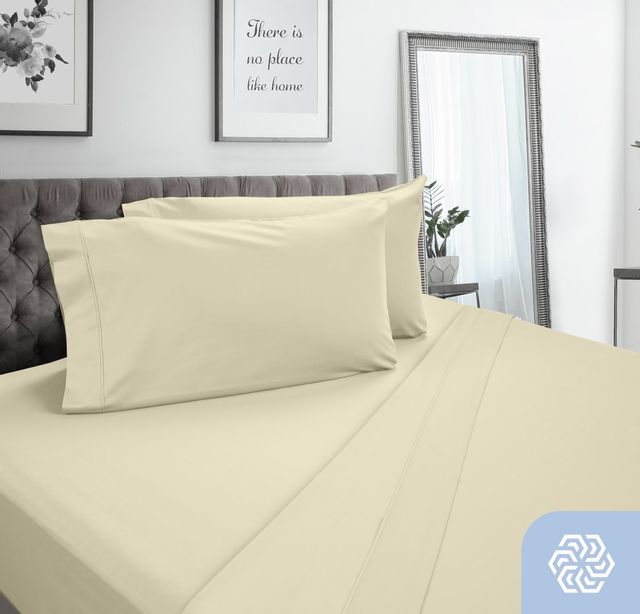 DreamFit® DreamCool™ Pima Cotton Soft Linen Full XL Sheet Set 6