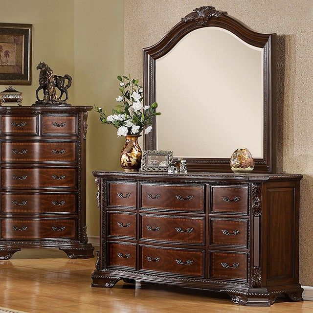 Furniture of America® Monte Vista Brown Cherry Dresser 1