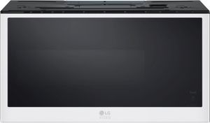 LG Studio 1.7 Cu. Ft. Essence White Over the Range Microwave 