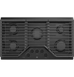 GE Profile™ 36" Black Built-In Gas Cooktop