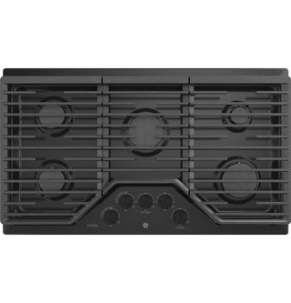 GE Profile™ 36" Black Built-In Gas Cooktop