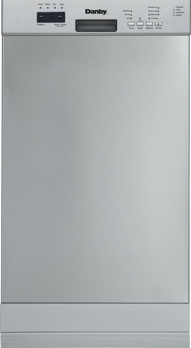 Danby® 18" Stainless Steel Built In Dishwasher 0