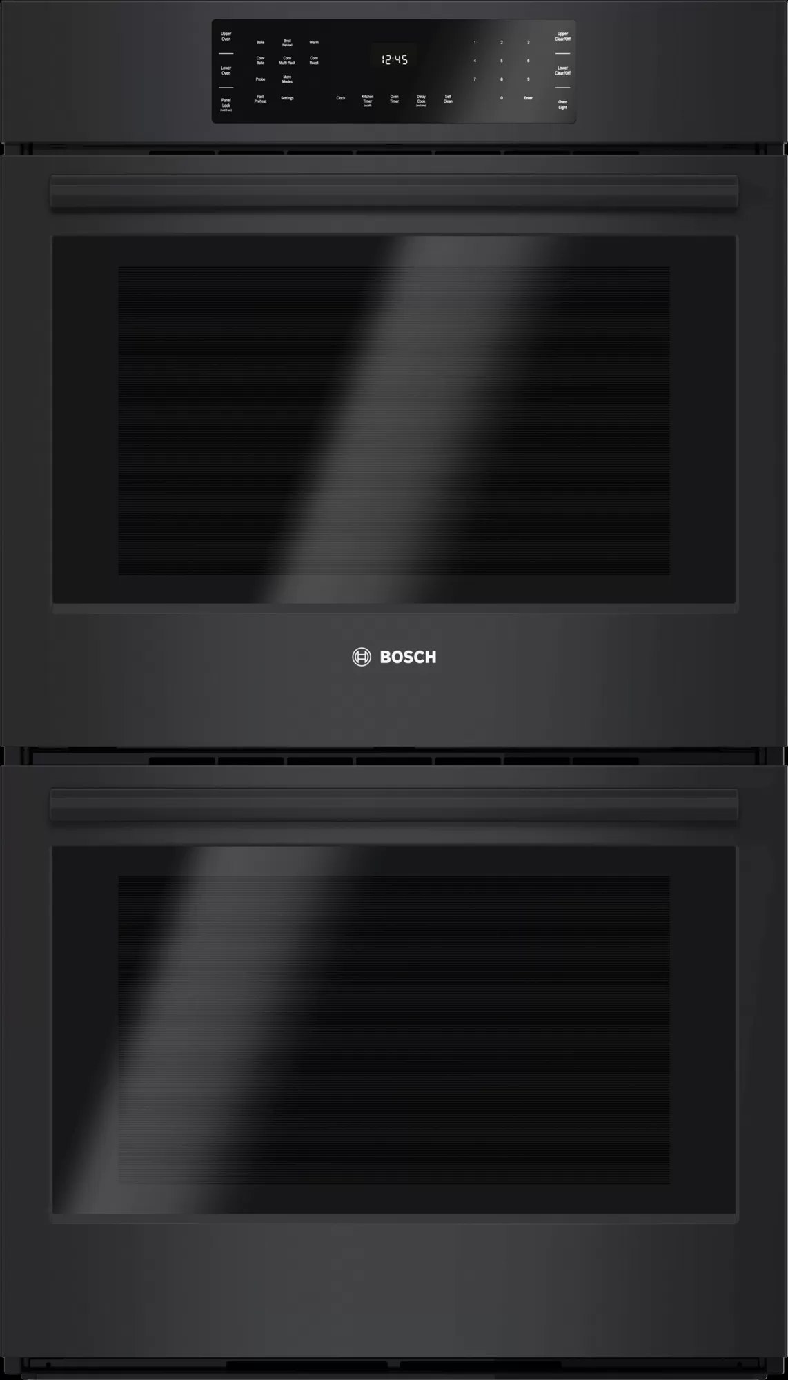 Bosch 800 Series 30" Black Electric Built In Double Oven-HBL8661UC