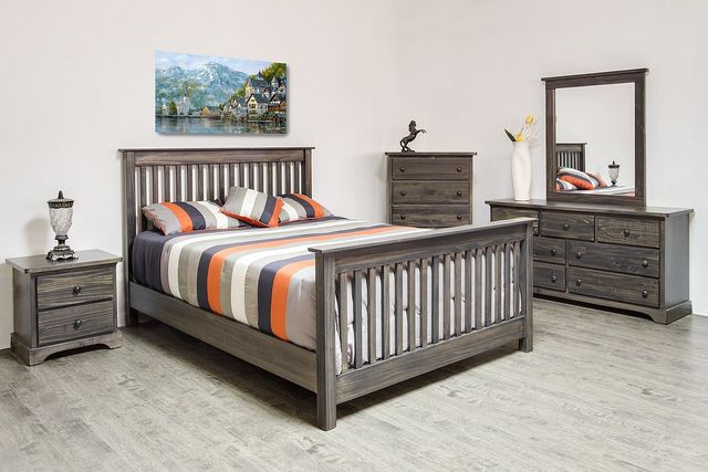 Mako Wood Furniture Inc. Polo Queen Panel Bed | Barrault Home Furnishings