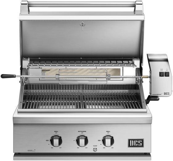FLOOR MODEL DCS Series 7 30" Brushed Stainless Steel Traditional Built In Grill-1
