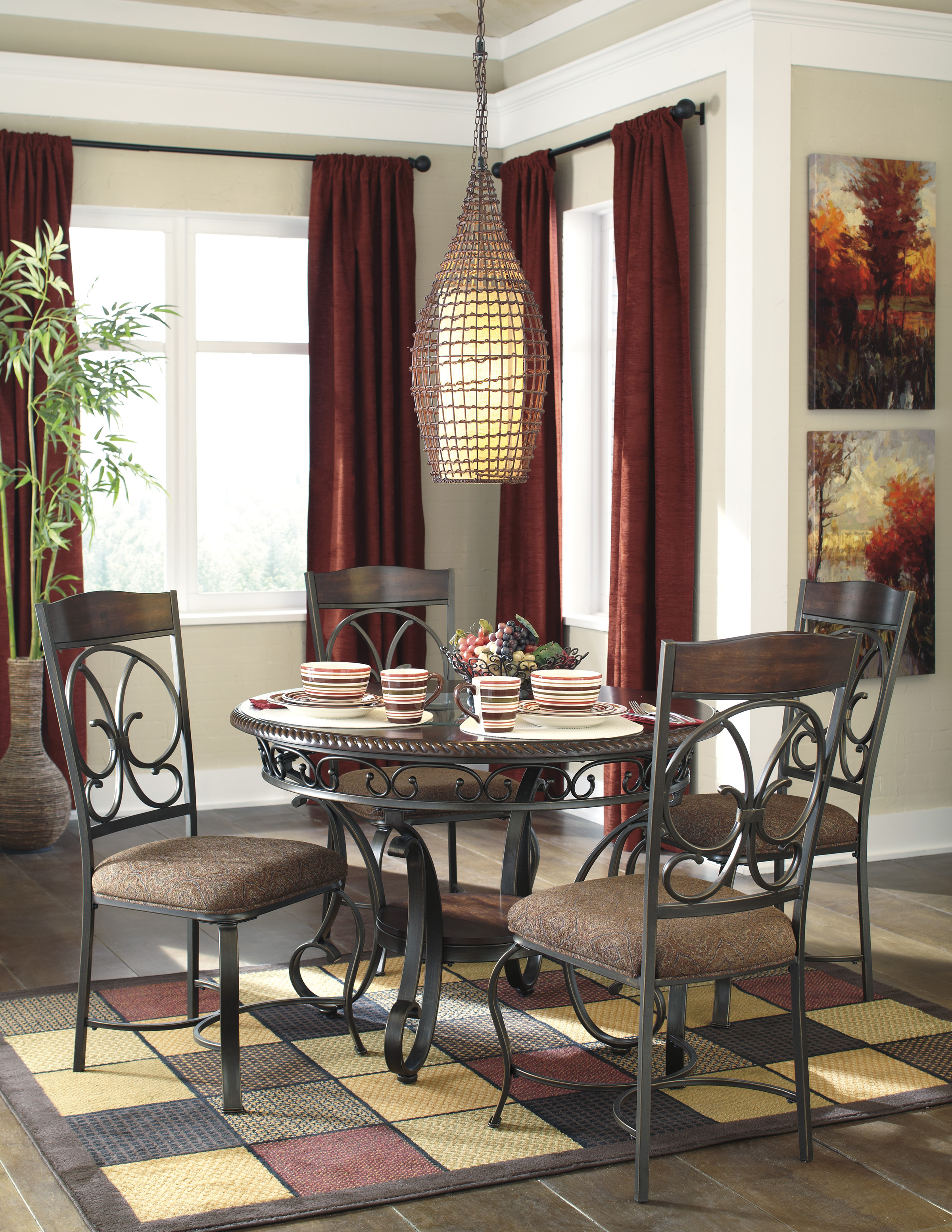 Ashley signature furniture store dining room sets