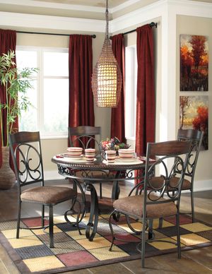 Signature Design by Ashley® Glambrey 5-Piece Brown Dining Table Set