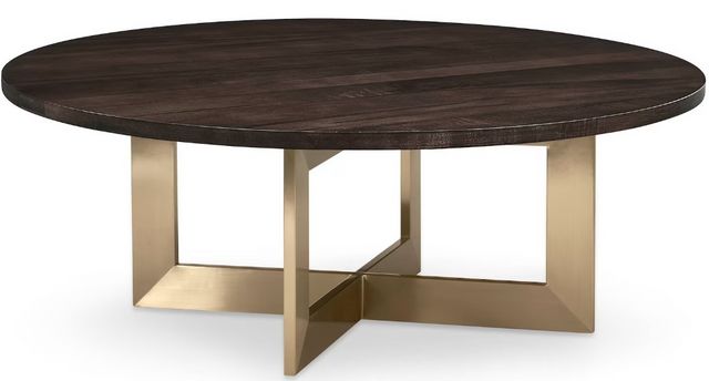 Lewiston Glass Top Oval Cocktail Table | Bassett Furniture