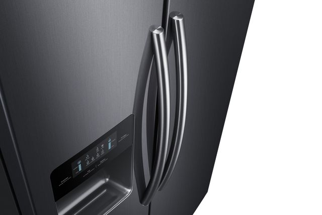 Samsung 24.5 Cu. Ft. Side-By-Side Refrigerator-Fingerprint Resistant Black Stainless Steel 4