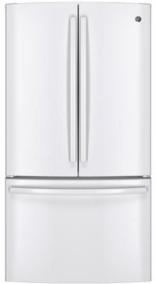 GE 28.5 Cu. Ft. French-Door Refrigerator-White 0
