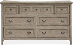 Magnussen® Home Paxton Place Dovetail Grey Seven Drawer Dresser