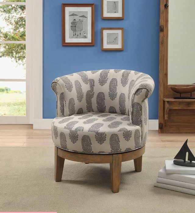 Coast2Coast Home™ Beachum Distressed Swivel Accent Chair 2