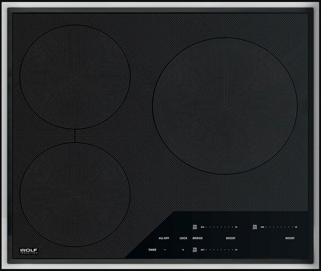 Wolf® 24" Stainless Steel Transitional Induction Cooktop