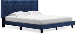 Signature Design by Ashley® Vintasso Blue King Upholstered Bed