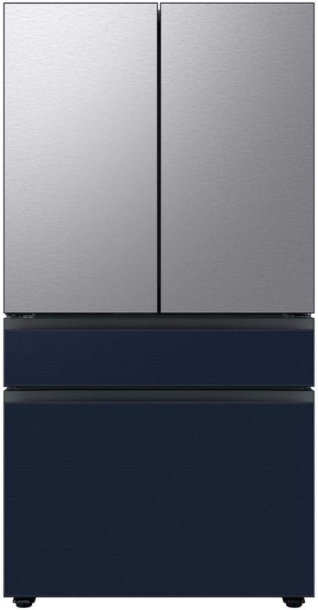 Samsung Bespoke 36" Navy Steel French Door Refrigerator Bottom Panel 4