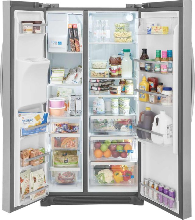 Frigidaire Gallery® 22.2 Cu. Ft. Stainless Steel Counter Depth Side-by-Side Refrigerator 7