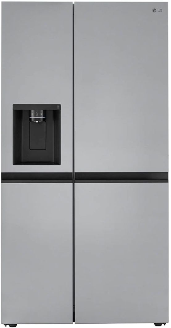 LG 27.0 Cu. Ft. Platinum Silver Steel Side-by-Side Refrigerator