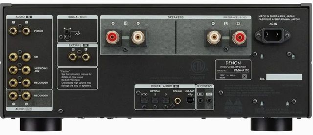 Denon® Anniversary Edition Black 2 Channel Amplifier 2