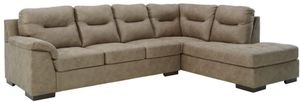 Mill Street® 2-Piece Pebble Brown Sectional with Chaise